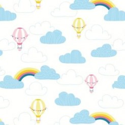 Rainbow Hot Air Balloon