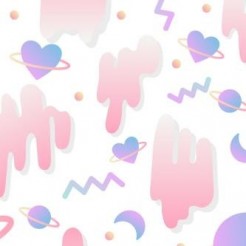 Fluorescent Gradient Love