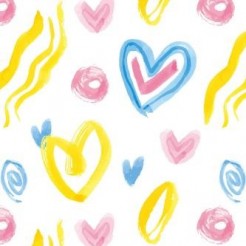 Watercolor Love Lines
