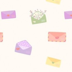 Pink And Colorful Envelopes