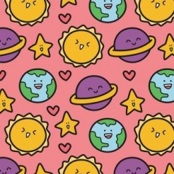 Excited Sun Smiling Planet