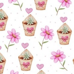 Love Succulent Potted Plant