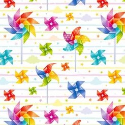 Colorful Pattern Windmill