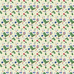 Watercolor Gardening Boots