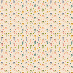 Colorful Kitten Butterfly