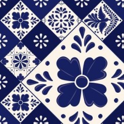 Simple And Elegant Tile Flower