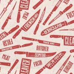 Various Kitchen Knives