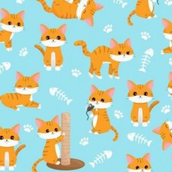 Various Playing Cats