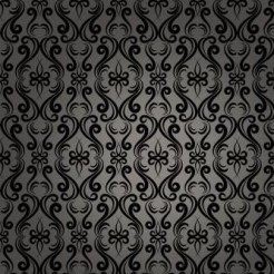 Mysterious Curved Damask