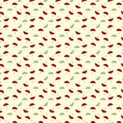 Red And Green With Small Umbre