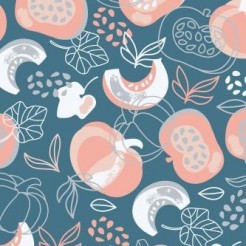 Pumpkin Field With Empty Baske