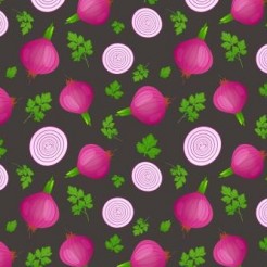 Red Onion Leaves