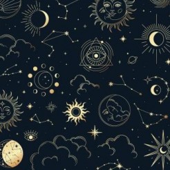 Psychedelic Eyes Sun Moon