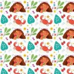 Girl Eating Watermelon To Cool