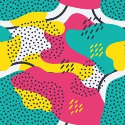 Irregular Dots Abstract