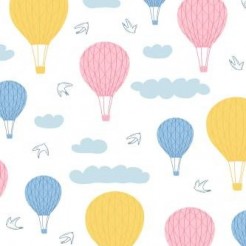 Flying Hot Air Balloon