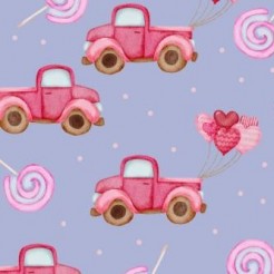 Romantic Hearts Balloon Car