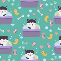 Puppy Who Loves Bathing