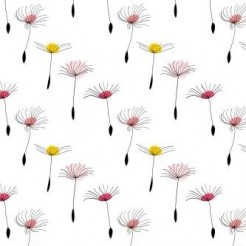 Dandelions Flying In The Air