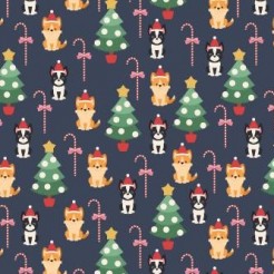 Christmas French Bulldog And C