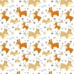 Happy Playing Corgi Dog