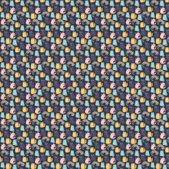 Colorful Playful Cat