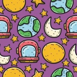 Earth Moon Astronaut