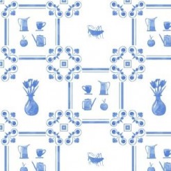 Elegant Flower Tiles
