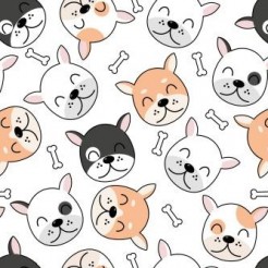 Harmonious Dog Family