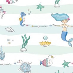 Mermaid Princess And Sea Creat