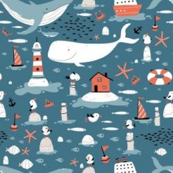 White Whale And Little Seagull