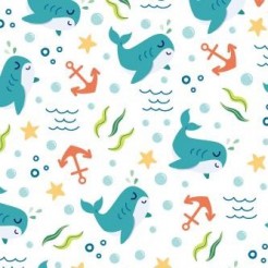 Leisurely Swimming With Sharks