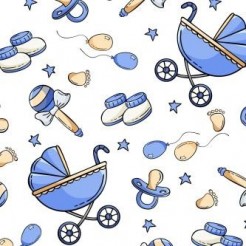 Cute Baby Boy Stroller