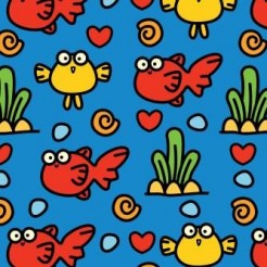 Surprised Bicolor Fish