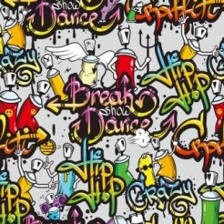 Hip Hop Personality Graffiti