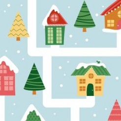 Cozy House In The Snow