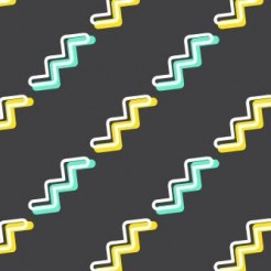 Two-color Winding Staircase