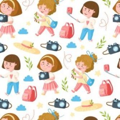 Girls Climbing Adventure