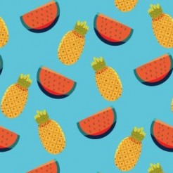 Cool Watermelon And Pineapple