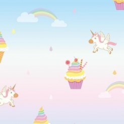 Fantasy Gradient Unicorn