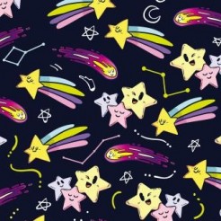 Winking Emoticon Shooting Star