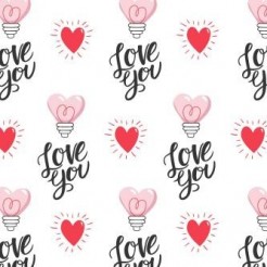 Love You Shaped Light Bulb