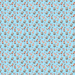 World-weary Hand-painted Cat