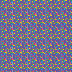 Four Color Stitching Windmill