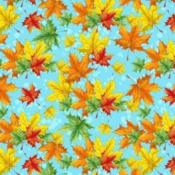 Bright Maple Leaves