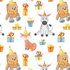 Zebra Fox Celebrates Birthday