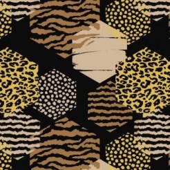 Geometric Stitching Animal Pri