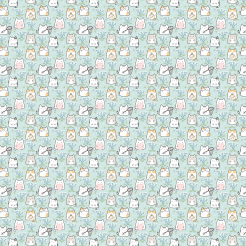 Q Version Cat Holding Somethin