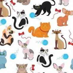 Cats Like Yarn Balls