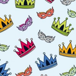 Colorful Crowns And Masks